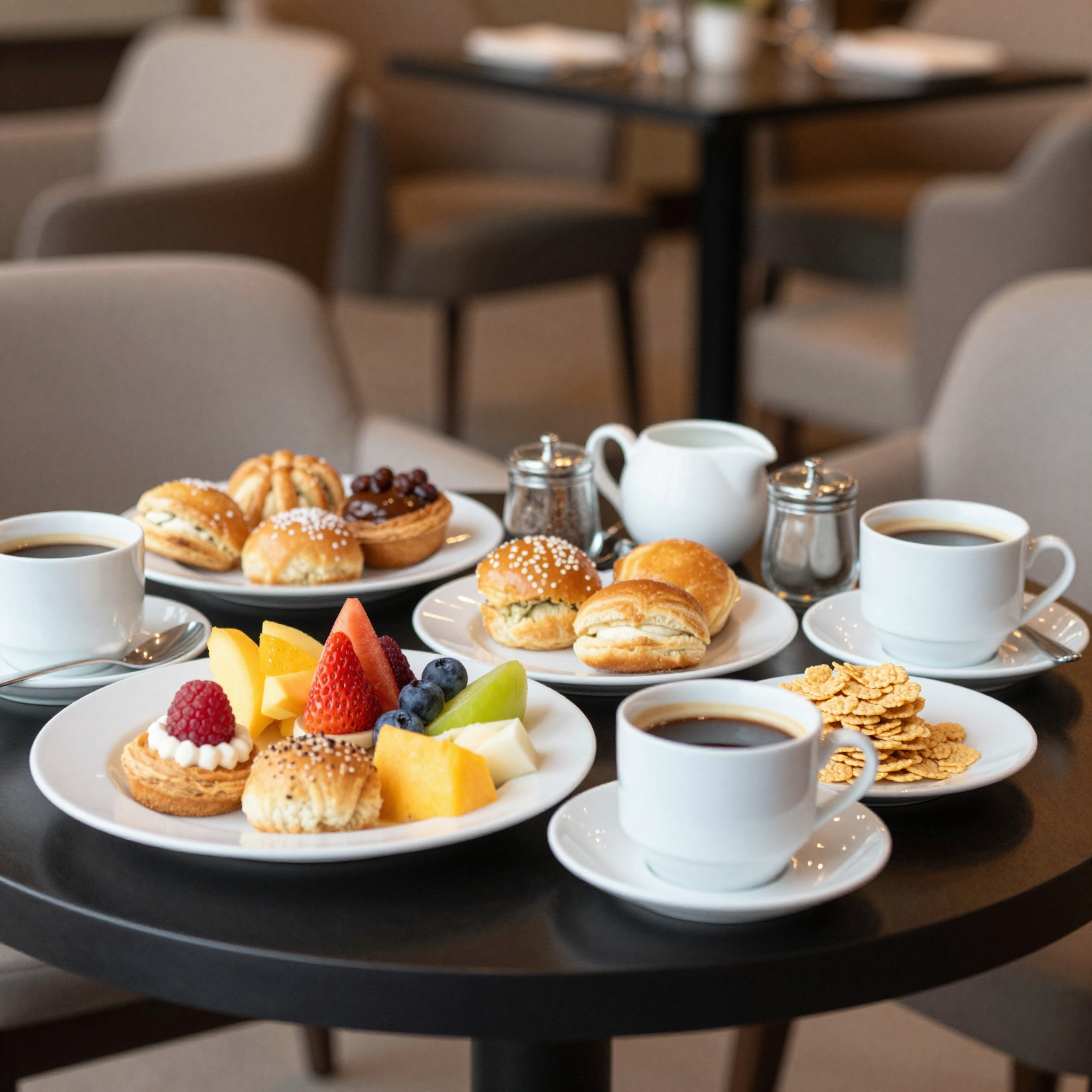 Continental Breakfast Setup