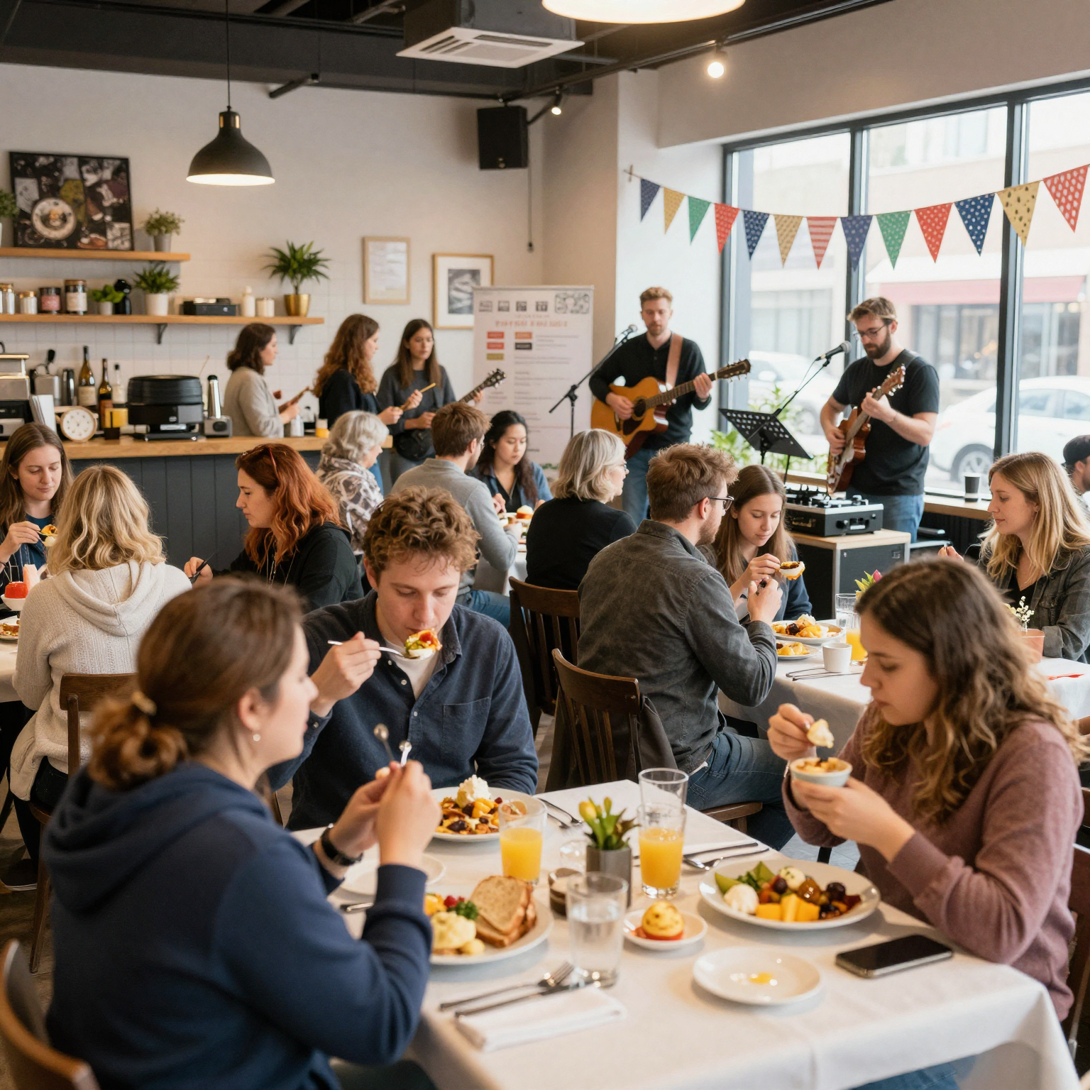 Cozy Cafe Breakfast Festival