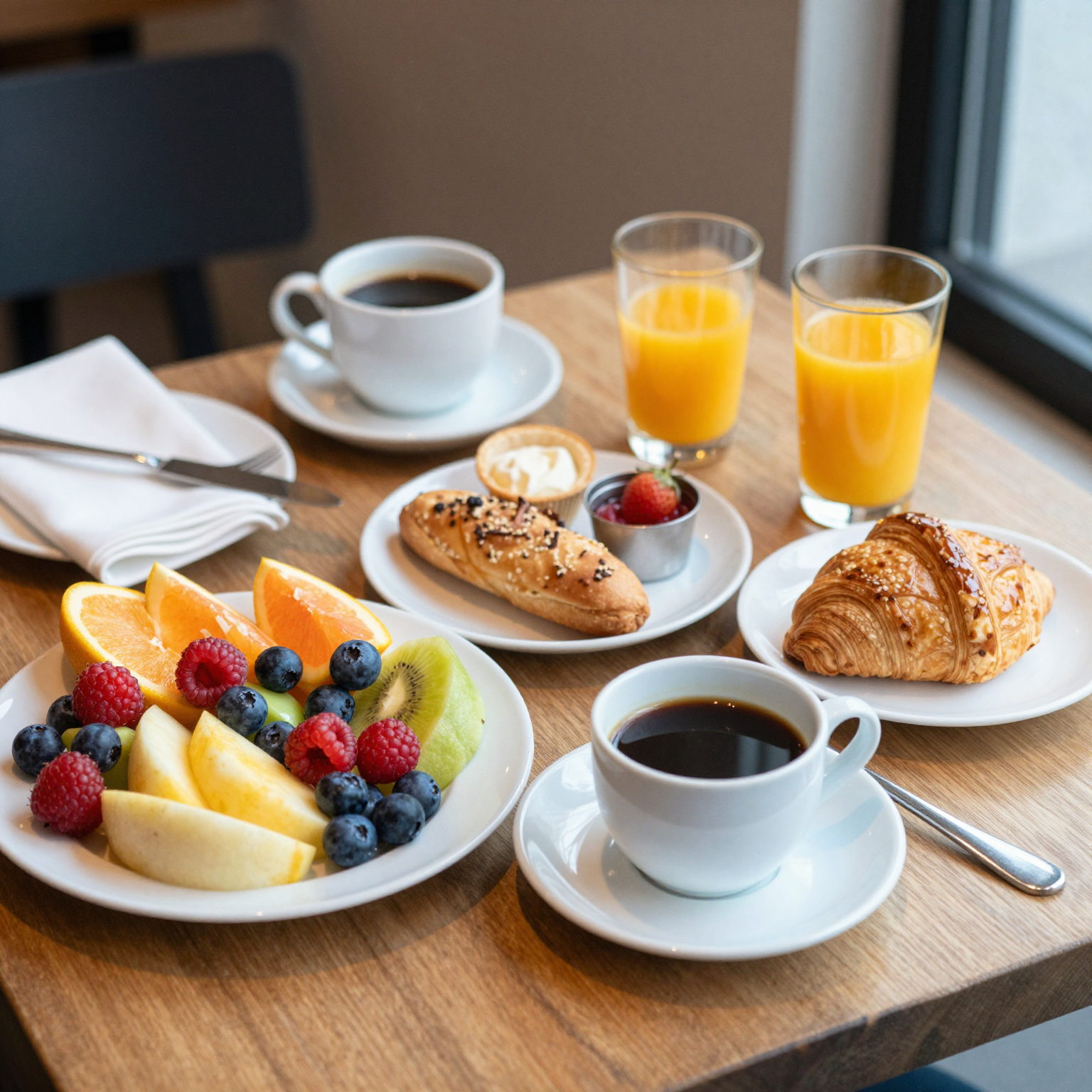 Breakfast Table Setup