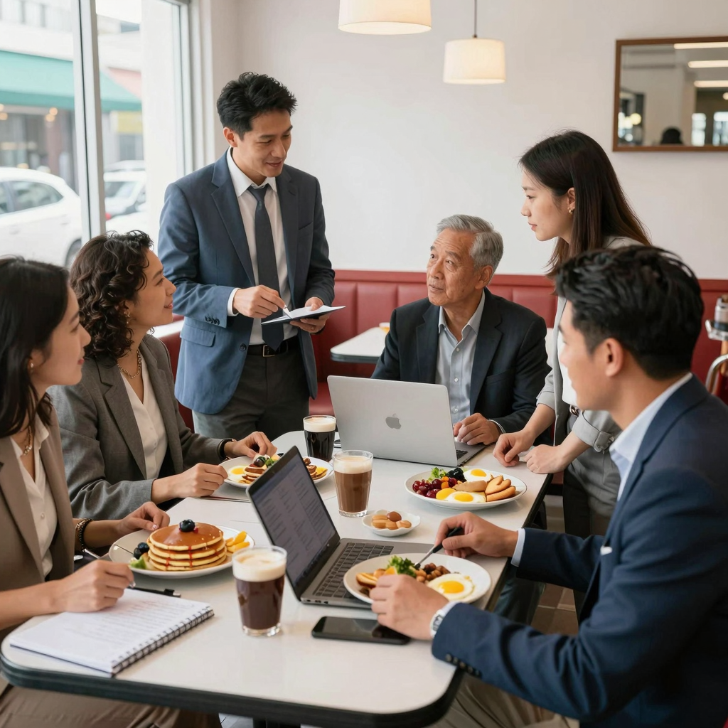 Business Collaboration over Breakfast