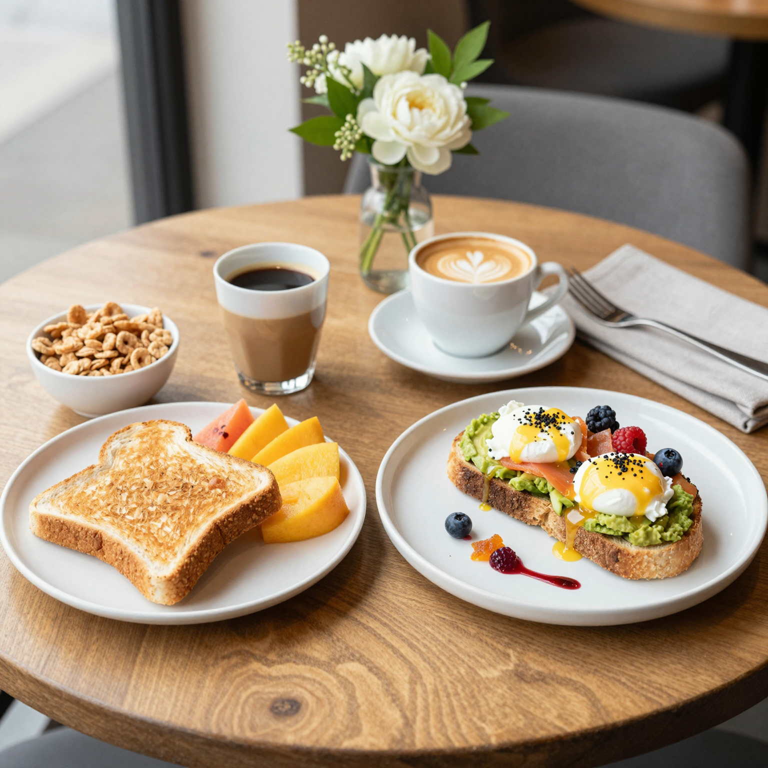 Gourmet Breakfast vs Standard Breakfast Comparison