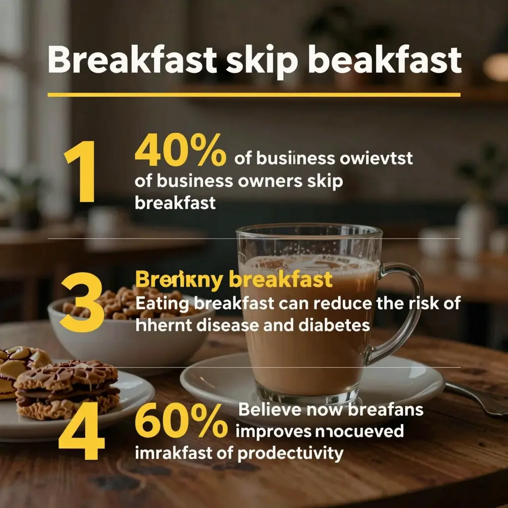 Breakfast Statistics Infographic