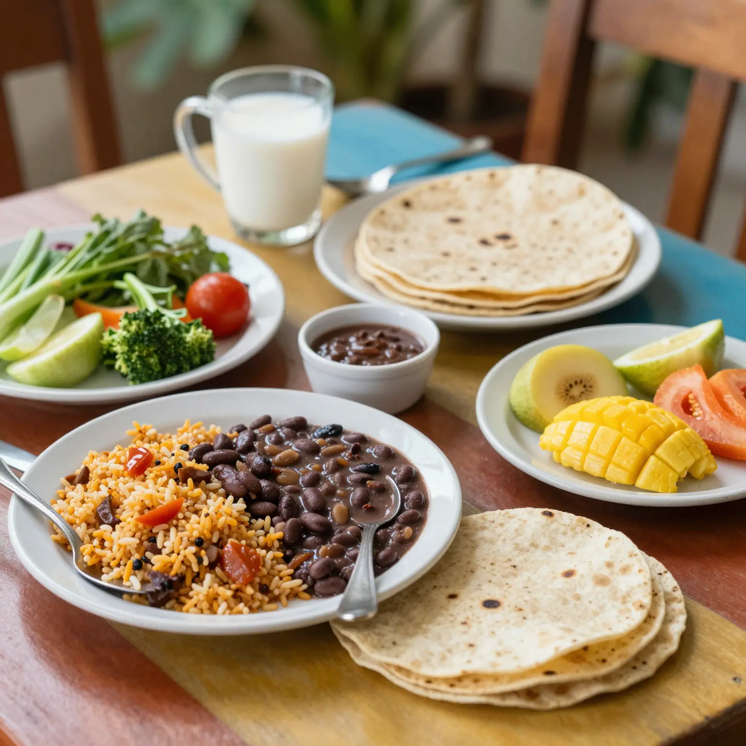 Traditional Costa Rican Breakfast