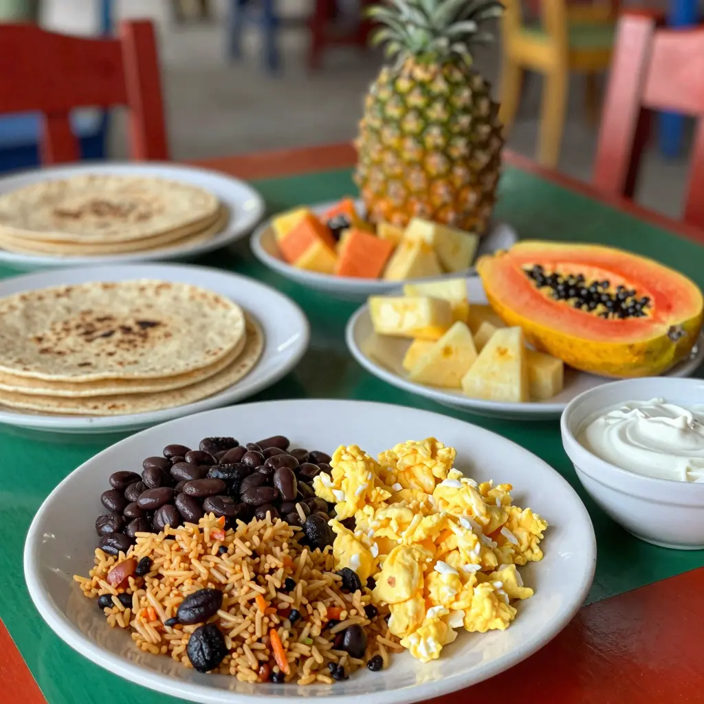 Costa Rican Breakfast Spread
