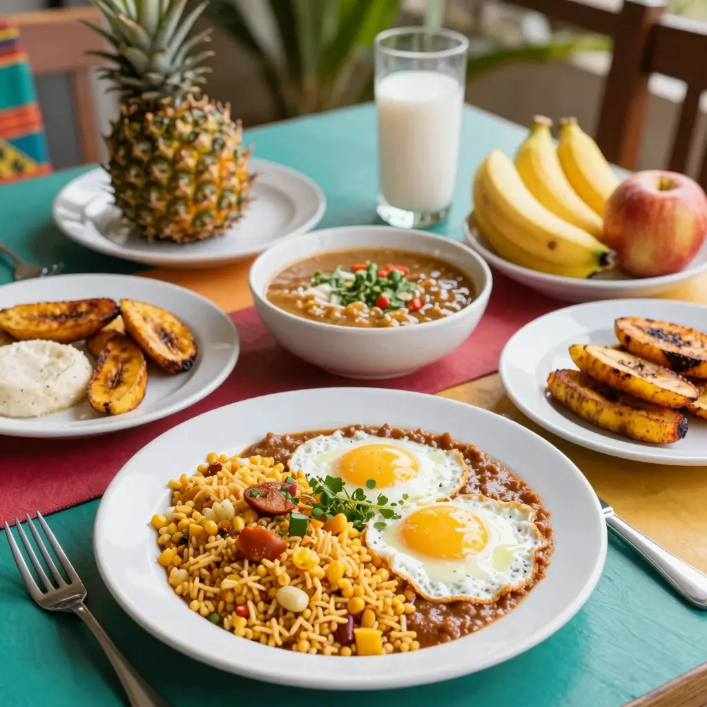 Traditional Costa Rican Breakfast