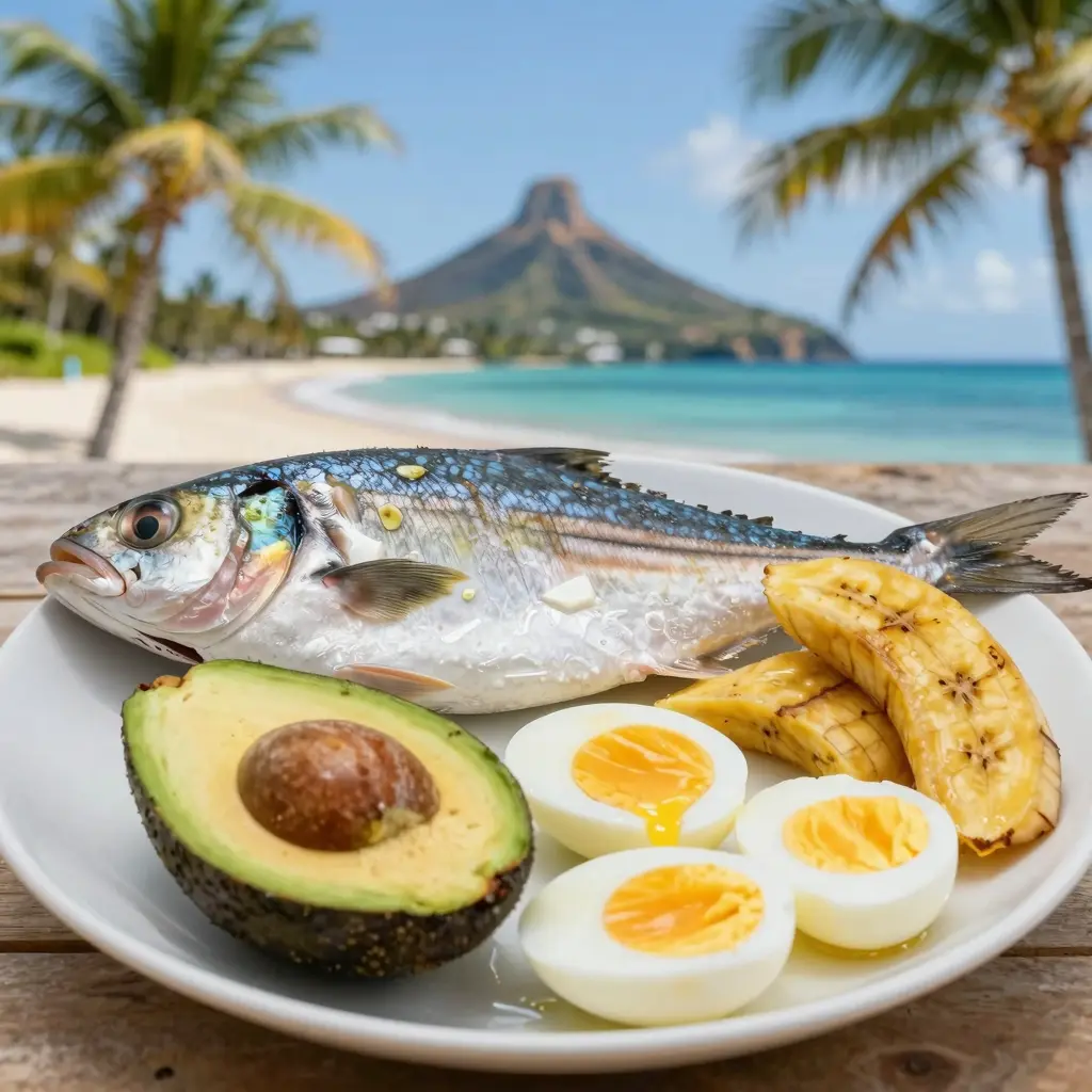 Antiguan Breakfast Ingredients