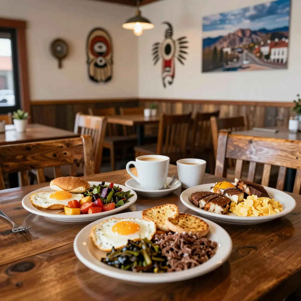Flagstaff Breakfast Scene