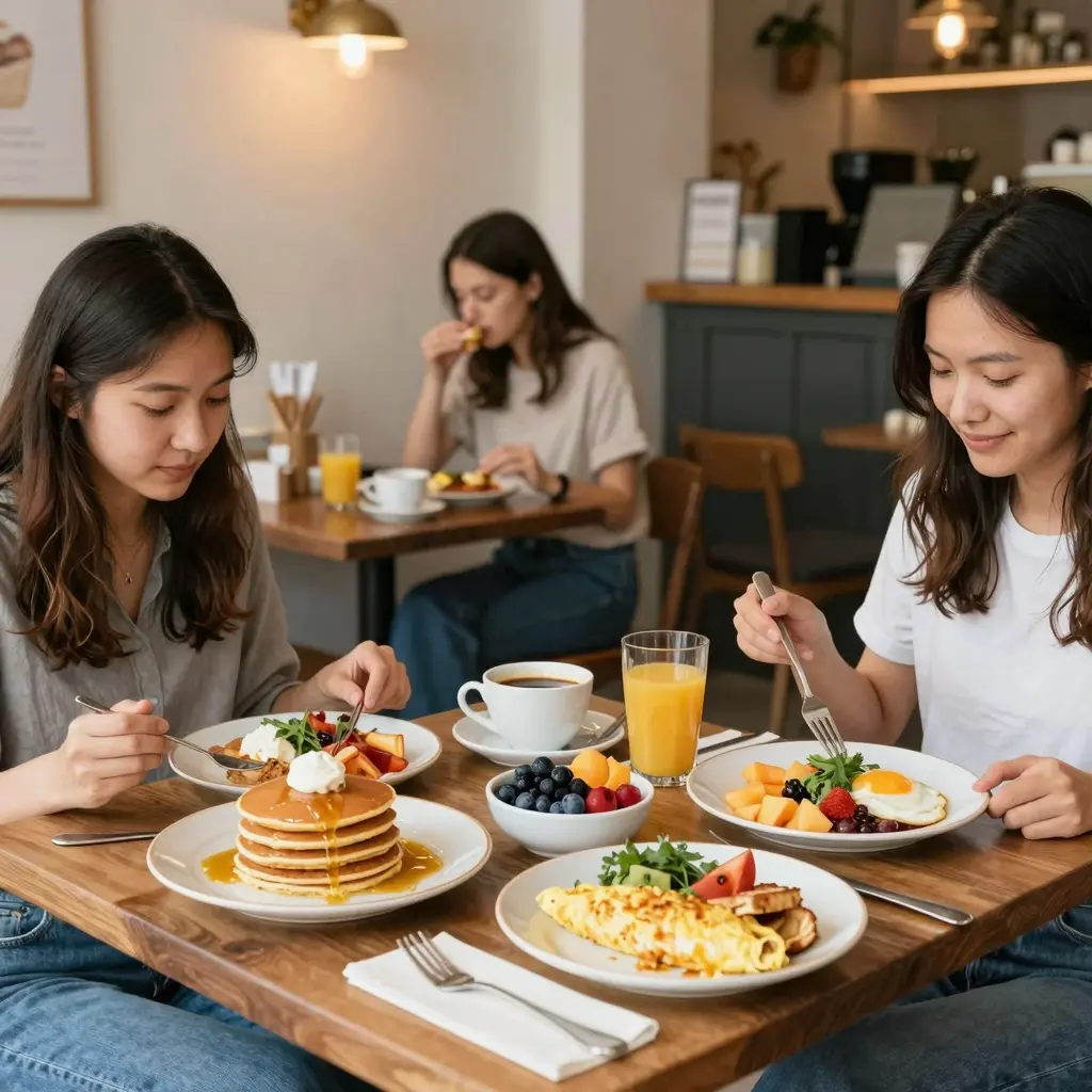 Breakfast Cafe Scene