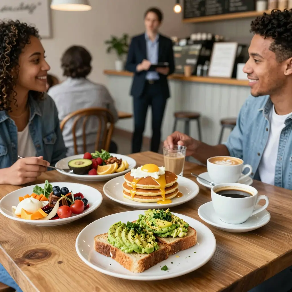 Breakfast Café Setting
