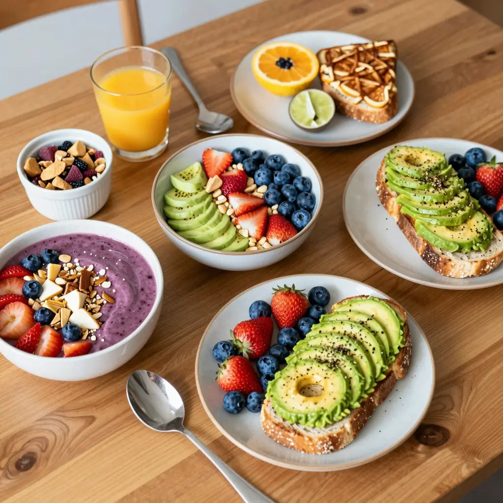 Healthy Breakfast Scene