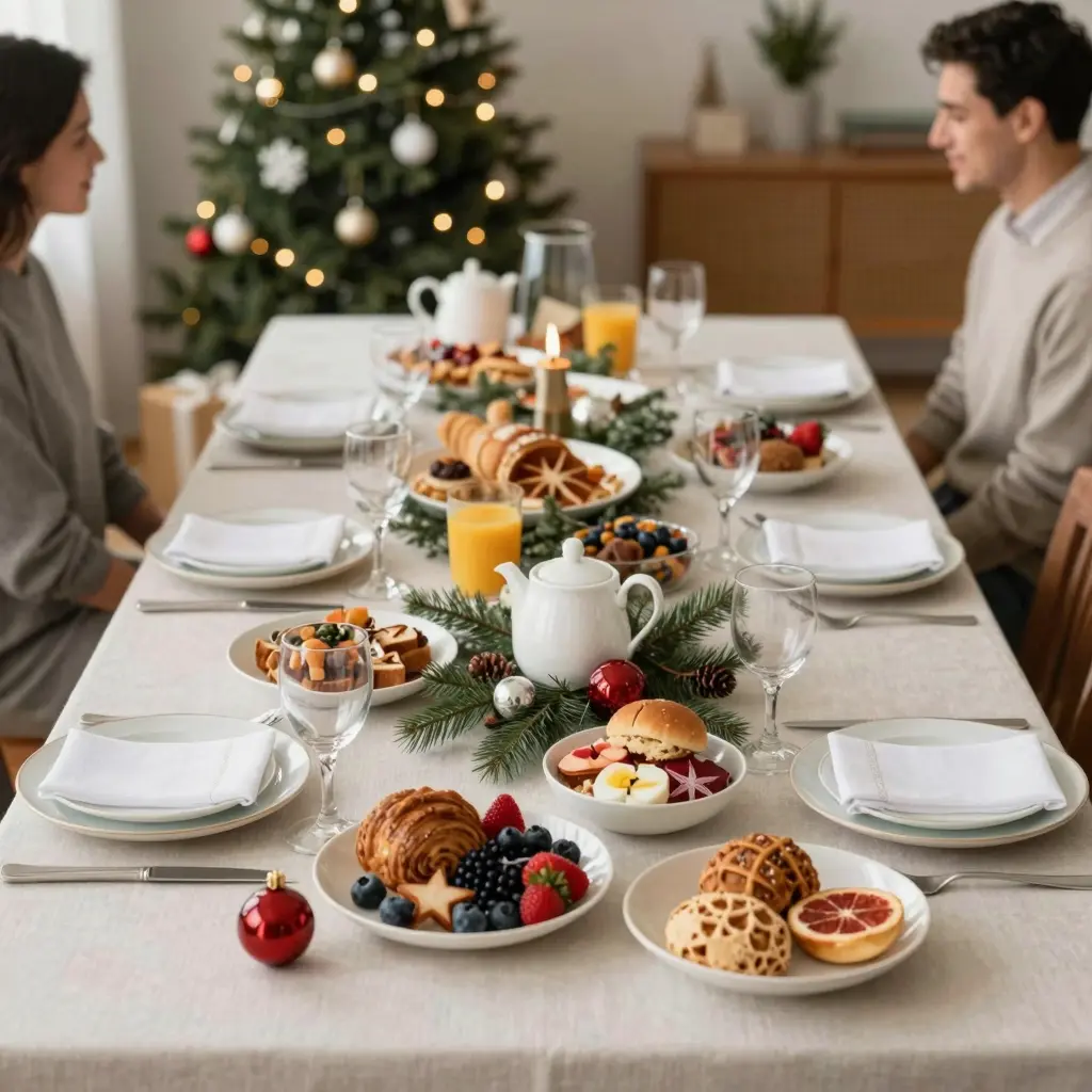 Christmas Breakfast Table
